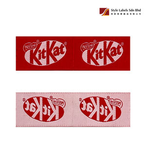 Etiquetas de damasco tejidas, lavables, personalizadas y de calidad, cortadas a láser, para bolsos y prendas de vestir - Product Image 2