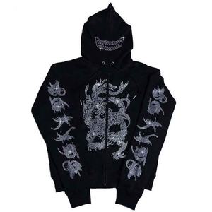 DTG DTF เสื้อมีฮู้ดผ้านุ่มอบอุ่นมีเอกลักษณ์การออกแบบงานศิลปะที่สมบูรณ์แบบสำหรับแฟชั่นแนวสตรีทและเครื่องแต่งกายประจำวัน - Product Image 1