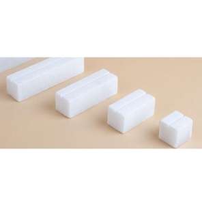 Ensemble de porte-cartes de table en bloc de marbre massif, support moderne en pierre pour cartes nominatives de table, présentoir de cartes d'invités de mariage, support de mémos de bureau, nouveauté - Product Image 6