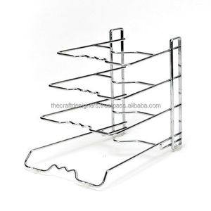 Escurridor de metal con base antideslizante para mostrador de cocina que garantiza la estabilidad y evita el deslizamiento durante el uso diario - Product Image 1