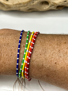 Set de Pulseras de Cuentas con Letras del Alfabeto, Hechas a Mano, con Nombre Personalizado, Inicial, Pulsera de Amistad de Lujo, Regalo Unisex - Product Image 5