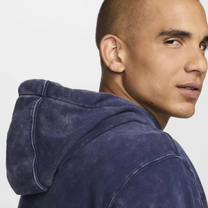Sudadera con Capucha Azul Marino para Hombre, de la Mejor Calidad, 100% Algodón, Teñida, Color Sólido, Estilo Casual Hip Hop, Resistente al Viento, 220g, Venta al Por Mayor - Product Image 5