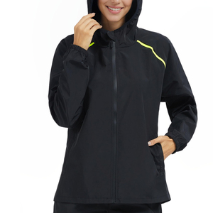 High Quality Waterproof Polyester Fabric <b>Women</b> Windbreaker <b>Jackets</b> <b>Lightweight</b> Hooded Windbreaker Nylon <b>Jacket</b> For <b>Women</b> - Product Image 3