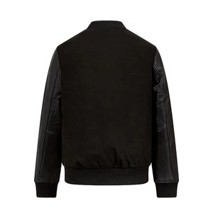 แจ็คเก็ตบอมเบอร์วาร์ซิตี้ผู้ชายแบบขายส่งสั่งทำพิเศษสำหรับฤดูหนาว ซิปกันลม กันน้ำ ปักข้อความหรือโลโก้ได้ตามต้องการ - Product Image 2