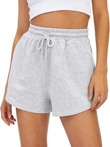 Shorts Deportivos Casuales de Verano para Mujer, Cintura Alta, Ecológicos, de Spandex/Poliéster, Color Sólido, Venta al Por Mayor Personalizada - Product Image 5