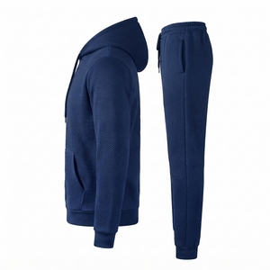 Ensemble de survêtement sportif pour homme, veste et pantalon légers pour l'entraînement, vêtements personnalisés en gros - Product Image 2