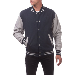 เสื้อแจ็คเก็ตวาร์ซิตี้ปักลาย Letterman สำหรับผู้ชายและผู้หญิง ผ้าขนสัตว์เชอร์ปาแบบบาง สตรีทแวร์ แจ็คเก็ตวาร์ซิตี้แบบสั้นสั่งทำพิเศษ - Product Image 6
