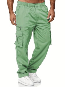 Wholesale Loose Fit Drawstring <b>Cargo</b> Jogging <b>Work</b> <b>Pants</b> Men Polyester Blank Joggers Track <b>Cargo</b> <b>Pants</b> with Multiple Pockets - Product Image 1