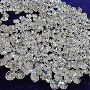 HPHT Lab Grown Filled Brilliant Diamonds 0.076ct 0.082ct F VVS VS Excellent Cut Melease Sieve Wholesale R&K GEMS Certified - Product Image 4