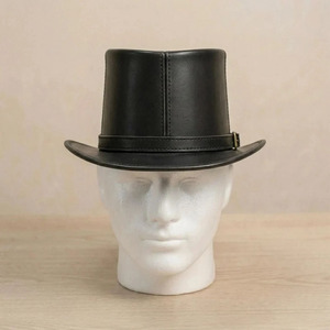 OEM Custom Top <b>Hat</b> Manufacturer Premium Wool Felt Top <b>Hats</b> Private Label Formal Victorian Costume Party <b>Hats</b> Supplier - Product Image 4