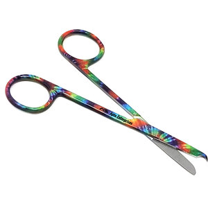 กรรไกรตัดไหมเย็บแผลแบบใช้มือ ขนาด 4.5 นิ้ว ปลายแหลมรูปตะขอ ใช้ซ้ำได้ คุณภาพพรีเมียม ผลิตจากเหล็กกล้าไร้สนิม เครื่องมือผ่าตัด ได้รับการรับรองมาตรฐาน CE - Product Image 2