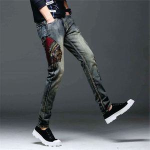 Jean déchiré pour homme, style européen, dernier design - Product Image 5