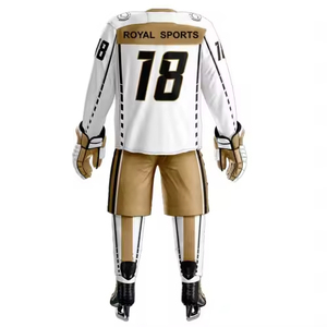 Uniformes de Hockey sobre Hielo para Hombre, los Más Vendidos, Transpirables, Duraderos, con Logotipo Personalizado, Servicio OEM, Uniformes para Equipos - Product Image 3