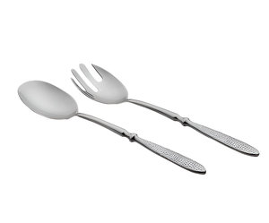 ชุดเครื่องมือเสิร์ฟโลหะสีเงินที่ปรับแต่งได้หรูหราในราคาขายส่ง - Product Image 4