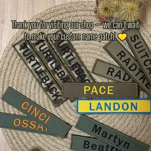 Écussons brodés personnalisés avec logo, à coudre ou thermocollants, motifs brodés, écussons 3D personnalisés, patchs brodés pour vêtements et sacs - Product Image 6