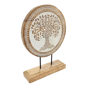 Escultura de Madera Tallada a Mano, Decoración de Mesa, Estatua Decorativa para Sala de Estar, Dormitorio, Oficina, Escritorio, Estante - Product Image 3