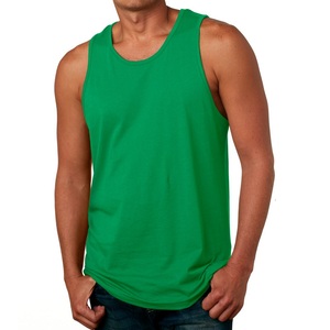 AMERICAN TRENCH CLOTHING 100% Polyester Solid <b>Men's</b> Sporty Eco-Friendly Regular-Fit Ribbed Tank Top Fitness Undershirt - Product Image 2