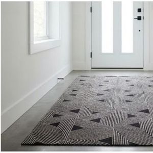 Alfombra Moderna Geométrica Rectangular de Lana y Acrílico, Tejido Plano, Antideslizante con Base de Goma, para Pasillo, a Precio Económico - Product Image 5