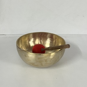 Cuenco tibetano de bronce hecho a mano de alta calidad, original, personalizado, martillado a mano, para terapia mental, meditación budista. - Product Image 3