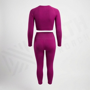 New Arrival Women Active Wear Yoga Set Customized Color <b>Pattern</b> Sports Bra And Fitness <b>Leggings</b> Athletic Clothing Outfits - Product Image 2