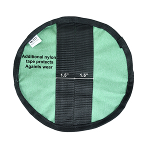 Green <b>Canvas</b> Horse Feed Bag Adjustable Strap Rectangular Leather Patch Durable Feeding Bag Bulk Wholesale OEM Supplier - Product Image 4