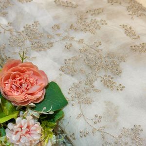 Tissu brodé de qualité supérieure pour vêtements de mode féminine, vêtements de créateurs, robes de soirée, kaftans, abayas, vêtements de mariée - Product Image 3