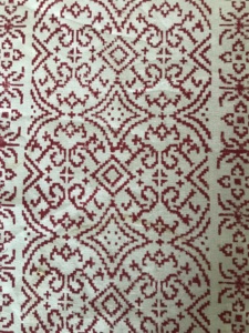 ผ้าฝ้ายพิมพ์ลายด้วยมือ ลายเรขาคณิต |   เหมาะสำหรับคุรตี, ชุดเดรส และของตกแต่งบ้าน - Product Image 3