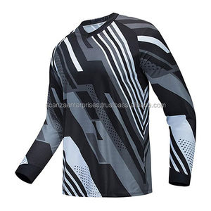 Jersey de Ciclismo de Montaña de Manga Larga, Personalizado, Transpirable, Cortavientos, Talla Grande, % Poliéster, Ropa de Motocross para Adultos y Niños, Invierno - Product Image 5