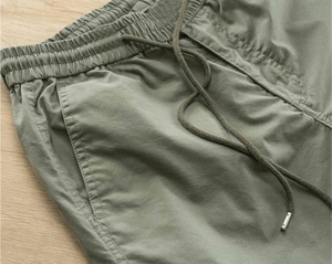 Pantalones Chino Coreanos de Algodón para Hombre, de Alta Calidad, al por Mayor, Personalizados, con Cordón, Talla Grande, con el Logotipo de tu Marca, Lisos y Teñidos - Product Image 5