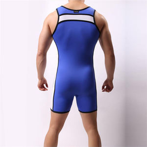 Combinaison de musculation sublimée de haute qualité, combinaison de lutte pour hommes, vente en gros à prix abordable - Product Image 6