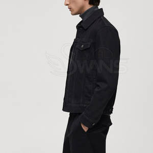 Chaqueta de Mezclilla para Hombre, Nueva Colección de Invierno, 100% Algodón, Transpirable, Estilo Único, Logotipo Frontal - Product Image 4