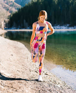 Wholesale <b>Women</b> High Waist Seamless Sports Fitness Pants Sexy Gym Yoga Spandex / <b>Nylon</b> Leggings - Product Image 1