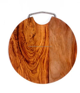 Tabla de Cortar de Madera de Pino Rústica Hecha a Mano, Duradera, para Cocina, Bandeja para Servir Queso, Pan, Carne, Decoración - Product Image 6