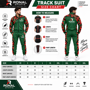 ชุดวอร์มลายพรางสีเขียวสำหรับผู้ชาย RONAL แขนยาว สไตล์สปอร์ต ลำลอง เหมาะสำหรับวิ่งจ๊อกกิ้ง มีกระเป๋าข้างและเอวยางยืด ใส่ได้ในช่วงฤดูใบไม้ร่วง - Product Image 6