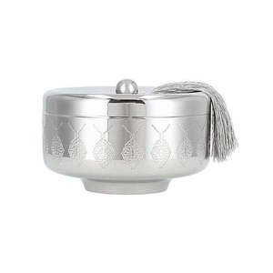 Handmade Design Aluminium Hammered Pattern Luxurious Gulf Style Hot <b>Food</b> <b>Server</b> for Dining Table Hotel Home Hot Sale Dinnerware - Product Image 3