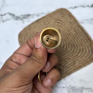 Llavero de campana de latón en miniatura 2026 más vendido con acabado dorado estilo antiguo, a la venta por exportadores - Product Image 5