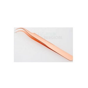 Great Quality Professional stainless steel orange <b>eyelash</b> volume <b>applicator</b> custom lash tweezers By HASNI SURGICAL - Product Image 5
