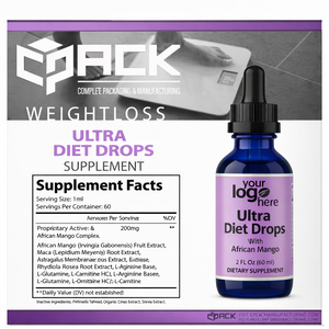 Suplemento Dietético Líquido Oral de Mango Africano de Alta Calidad Hecho en EE. UU. para Pérdida de Peso, 60 ml, para Adultos - One Solution LLC - Product Image 3