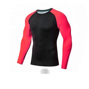 Chemise de protection anti-UV à manches longues en spandex de qualité supérieure, personnalisable, XXL, rose, noir, bleu, tendances surf et MMA pour hommes et femmes - Product Image 5