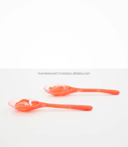 Cucharas de ensalada de resina de uso diario con esmalte de espejo para fiestas y reuniones de Humran Export - Product Image 4