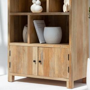 Estantería Vandana Merino Astra de Madera de Mango, Mueble de Almacenamiento Moderno de Madera Sólida - Product Image 2