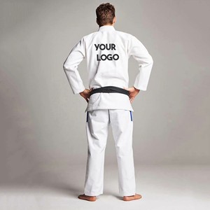 ชุดยูโด BJJ สำหรับฝึกซ้อม ขายส่ง ผ้าเพิร์ลวีฟ ปักโลโก้ ออกแบบเองได้ ระบายอากาศ ยืดหยุ่น น้ำหนักเบา รับผลิตแบบ OEM - Product Image 3