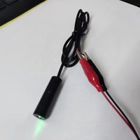 Laser Hijau Ismartlaser Baru 12x40mm Sudut Kipas 60° 520nm <5mW Harga Kompetitif Fokus Beam 500mm Focal 3V-5V Pointer Leveling