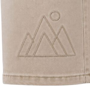 Pantalones Cortos de Mezclilla para Hombre, Color Beige Arena, Casuales, de Verano, de Algodón, Corte Recto, Bordados, con Logotipo Personalizado, OEM, Venta al Por Mayor - Product Image 5