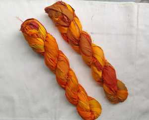 Rubans en soie Sari colorés, garnitures en soie recyclée pour artisanat, emballage cadeau, décoration de mode, quilting et fournitures en gros - Product Image 2