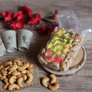 Shelled Roasted Cashew Nuts Premium Grade W180 250g Transparent Vietnam Zipper Made Our Own Factory Dong Phu Brand ISO Certified - Product Image 4