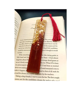 Marcapáginas de Resina Epoxi Personalizado, Elegante, Resistente al Agua, con Impresión y Corte a Troquel, con Lazo, Soporte para Páginas de Libro, Personalizable - Product Image 1
