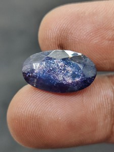 Iolita Natural, Piedra Preciosa con Reflejos Rojos Intensos, Iolita Suelta de Primera Calidad para Joyería, Hermosa Piedra - Product Image 6