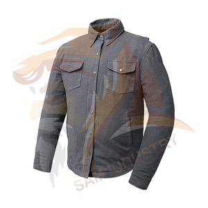 Wholesale Men's Clothing <b>Denim</b> Jeans Jackets for Winter Season 100% Cotton <b>Material</b> Made <b>Denim</b> Jackets With OEM Service - Product Image 4