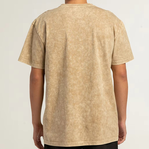 Camiseta Extra Grande para Hombre, 100% Algodón, Lavado Ácido, OEM ODM, Impresión de Logotipo Personalizado, DTG, DTF, Bordado - Product Image 6